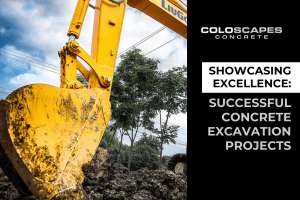 Concrete excavation
