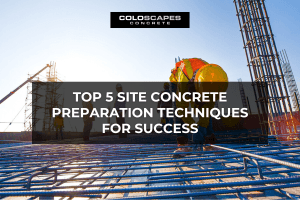 site concrete