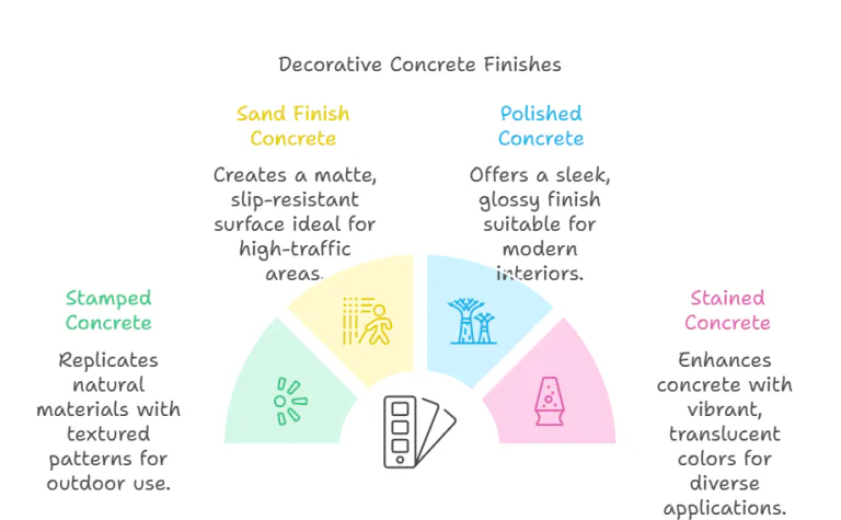 How to Choose the Right Decorative Concrete Finish for Your Space